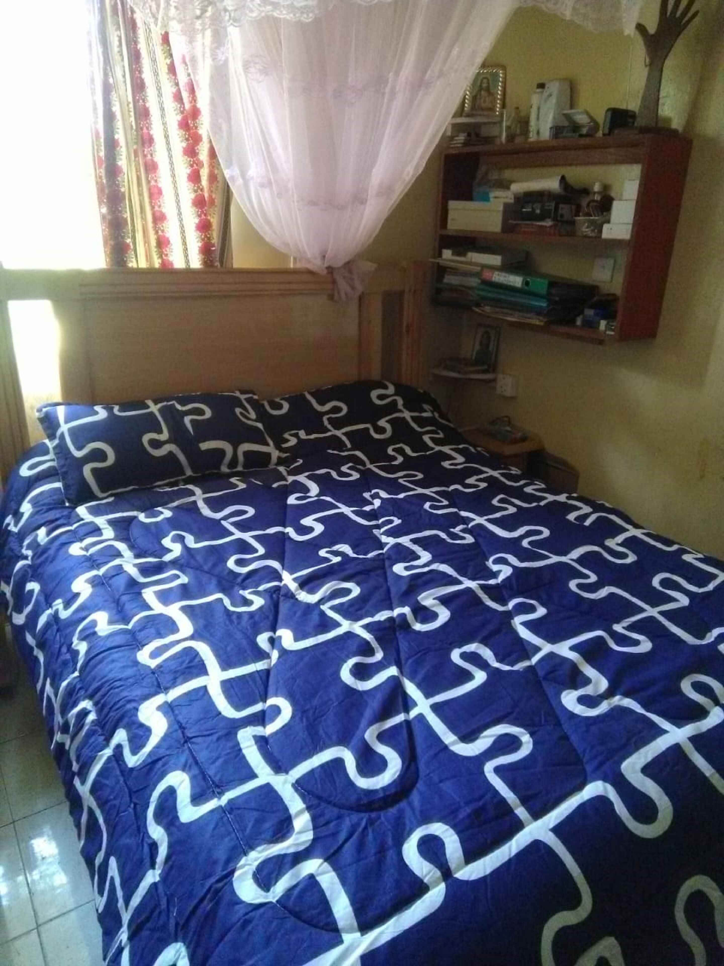 ห้องดับเบิล | โต๊ะทำงาน, ผ้าม่านกันแสง, Wi-Fi ฟรี, ผ้าปูที่นอน