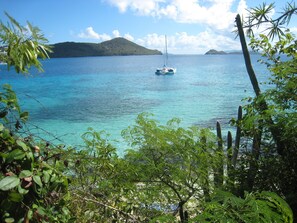 On the beach, sun-loungers, beach towels - Villa Salt Air – Newly Updated - Waterview Villa - Panoramic Views (St. Thomas)