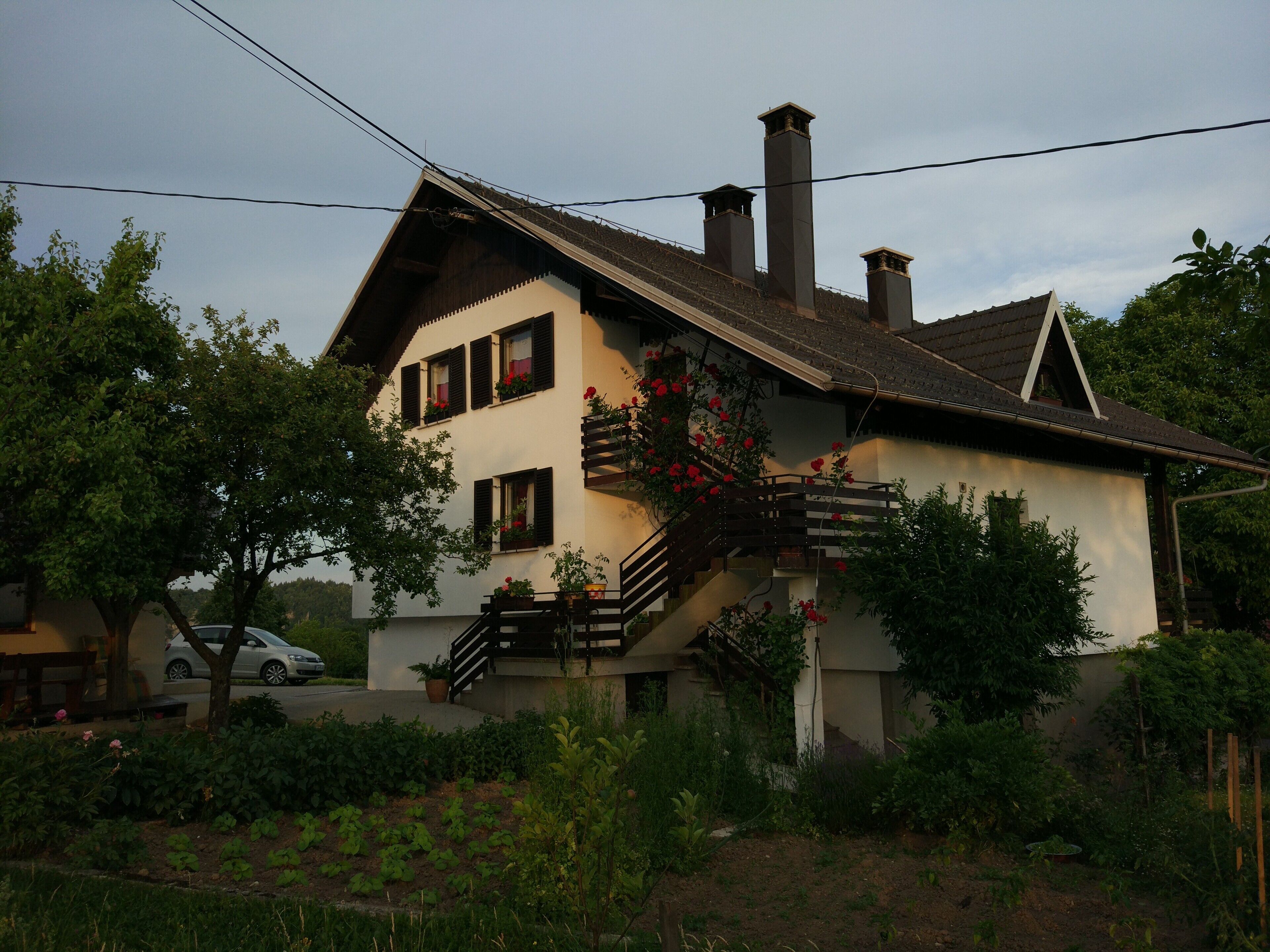 Fachada de la propiedad