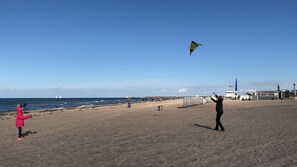 On the beach