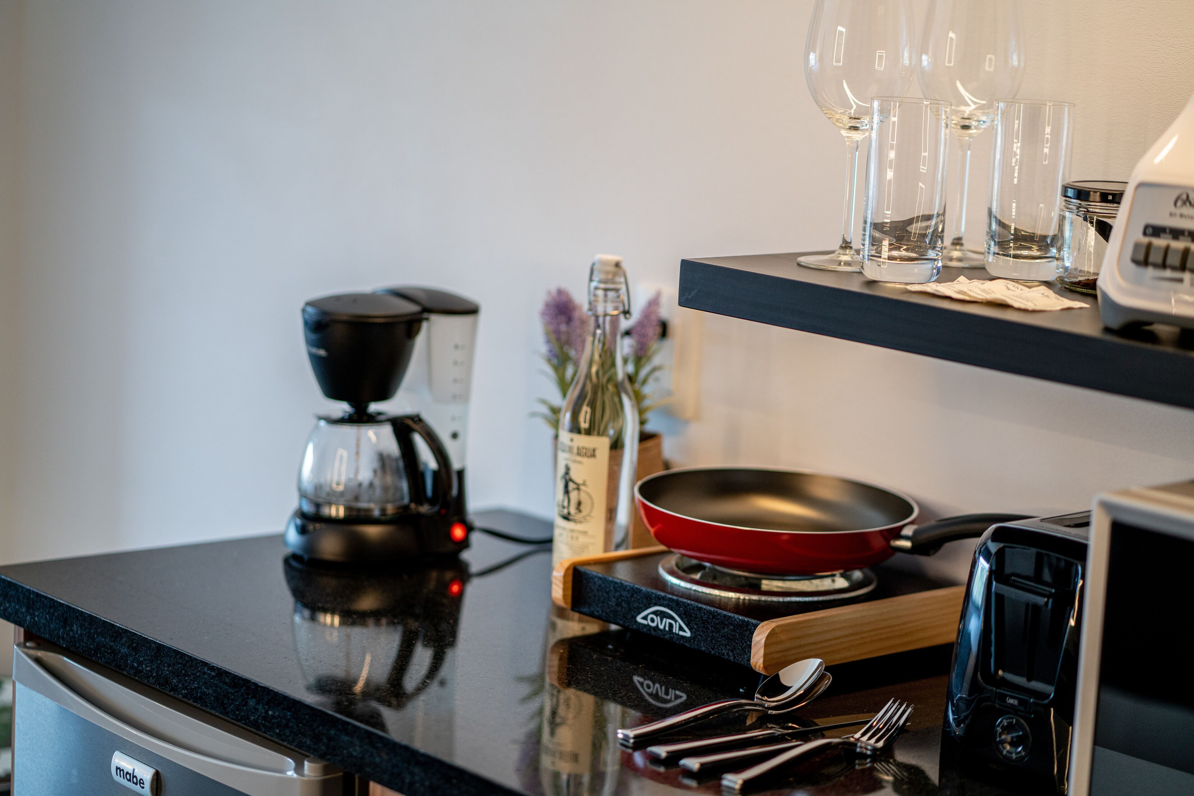 superior room | private kitchen | mini-fridge, microwave, coffee/tea maker, toaster