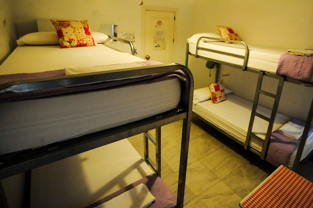 1 bed in 4-beds women only Dormitory