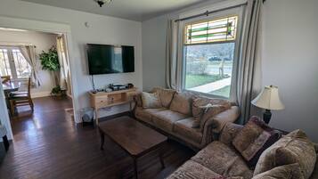 Smart TV, video games, books, video library