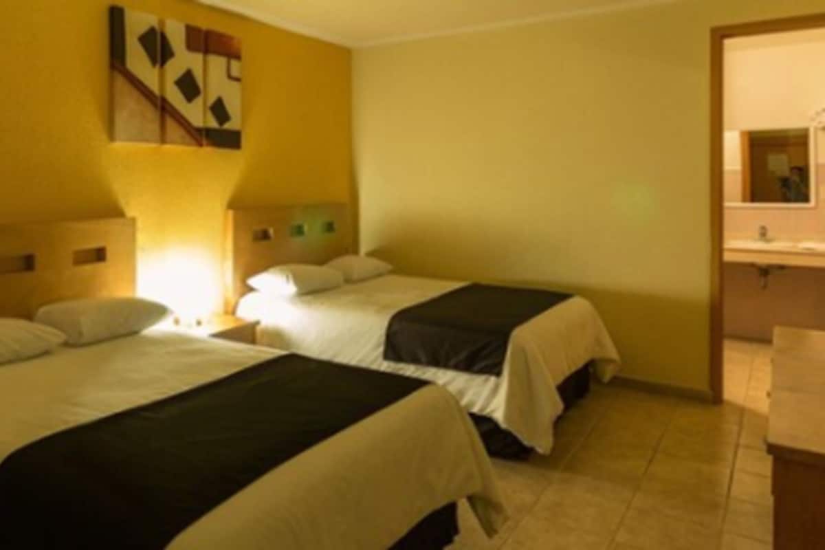 Habitación cuádruple Deluxe | Tabla de planchar con plancha y wifi gratis