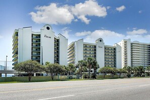 Exterior - The Palms 203 | Beach Front OBA Condo! Clean, Comfy! Large Deck! (Orange Beach)
