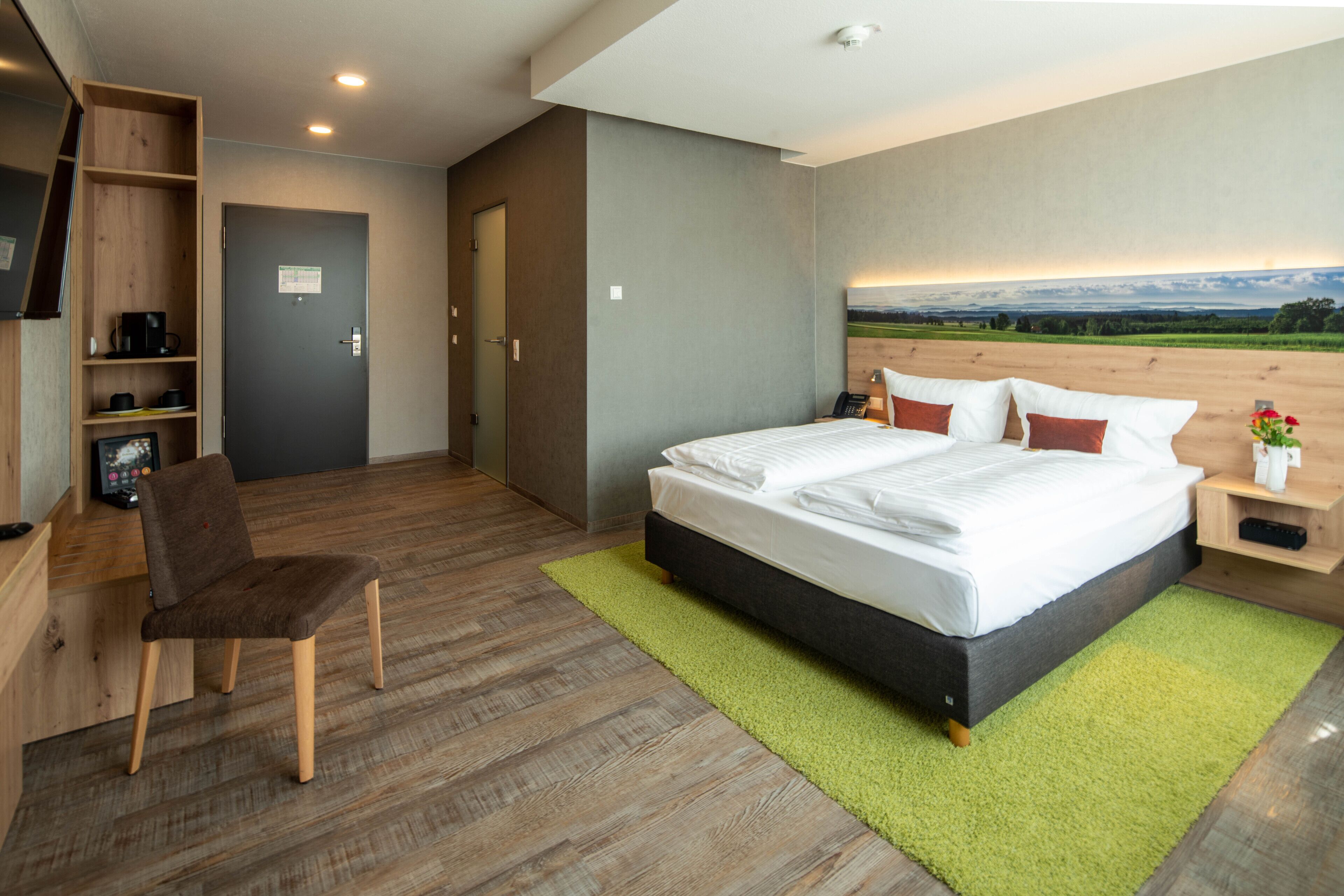 deluxe double room | in-room safe, blackout curtains, iron/ironing board, free wifi