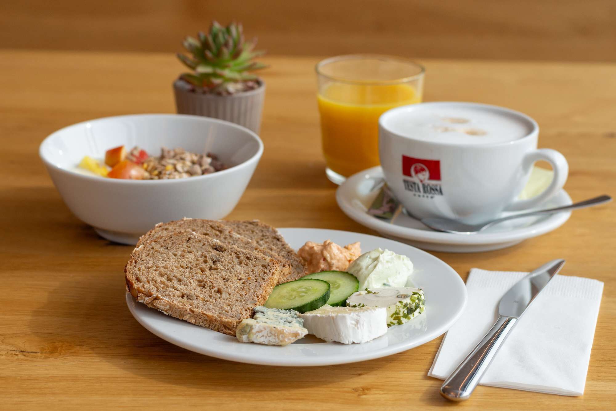 daily buffet breakfast (eur 20.00 per person)