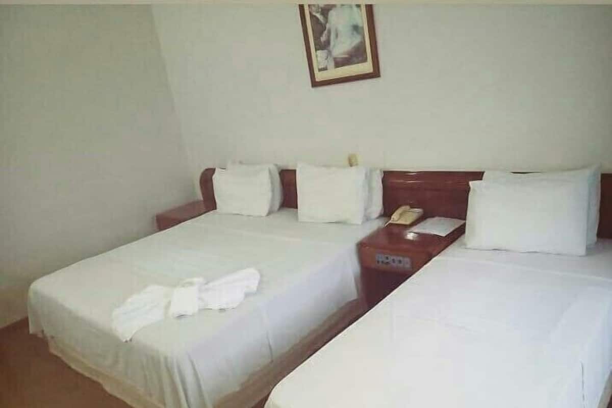 Minibar, desk, blackout drapes, iron/ironing board