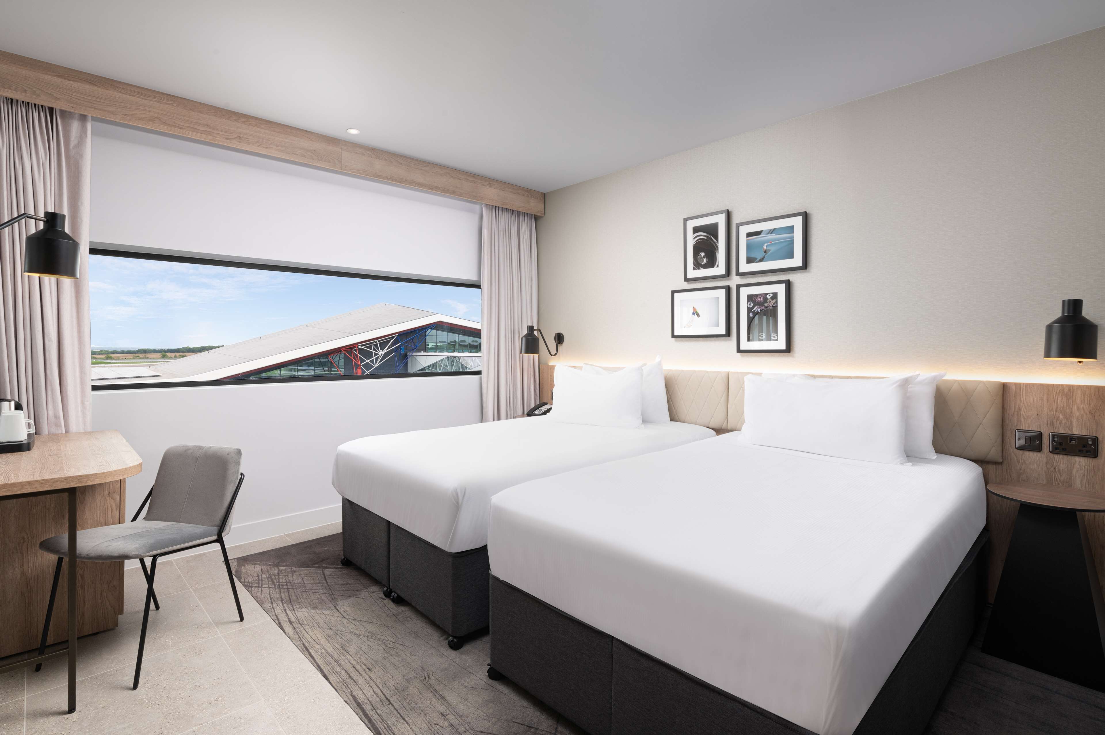 Twin Room, 2 Twin Beds (Track Facing) | In-room safe, desk, laptop workspace, iron/ironing board