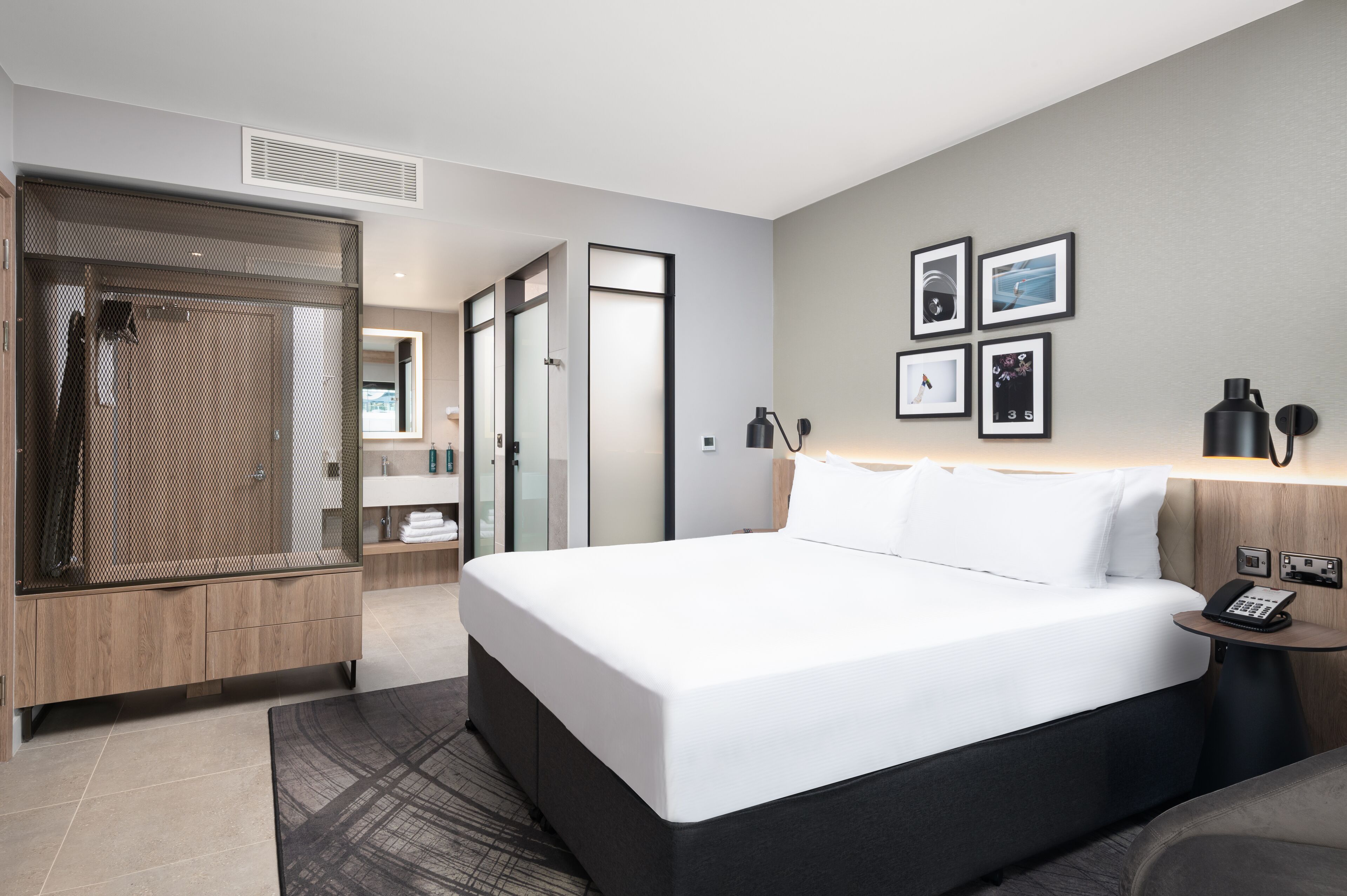 family room, 1 king bed (connecting rooms) | in-room safe, desk, laptop workspace, iron/ironing board