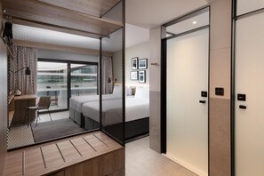 Twin Room, 2 Twin Beds, Balcony (Track) | In-room safe, desk, laptop workspace, iron/ironing board