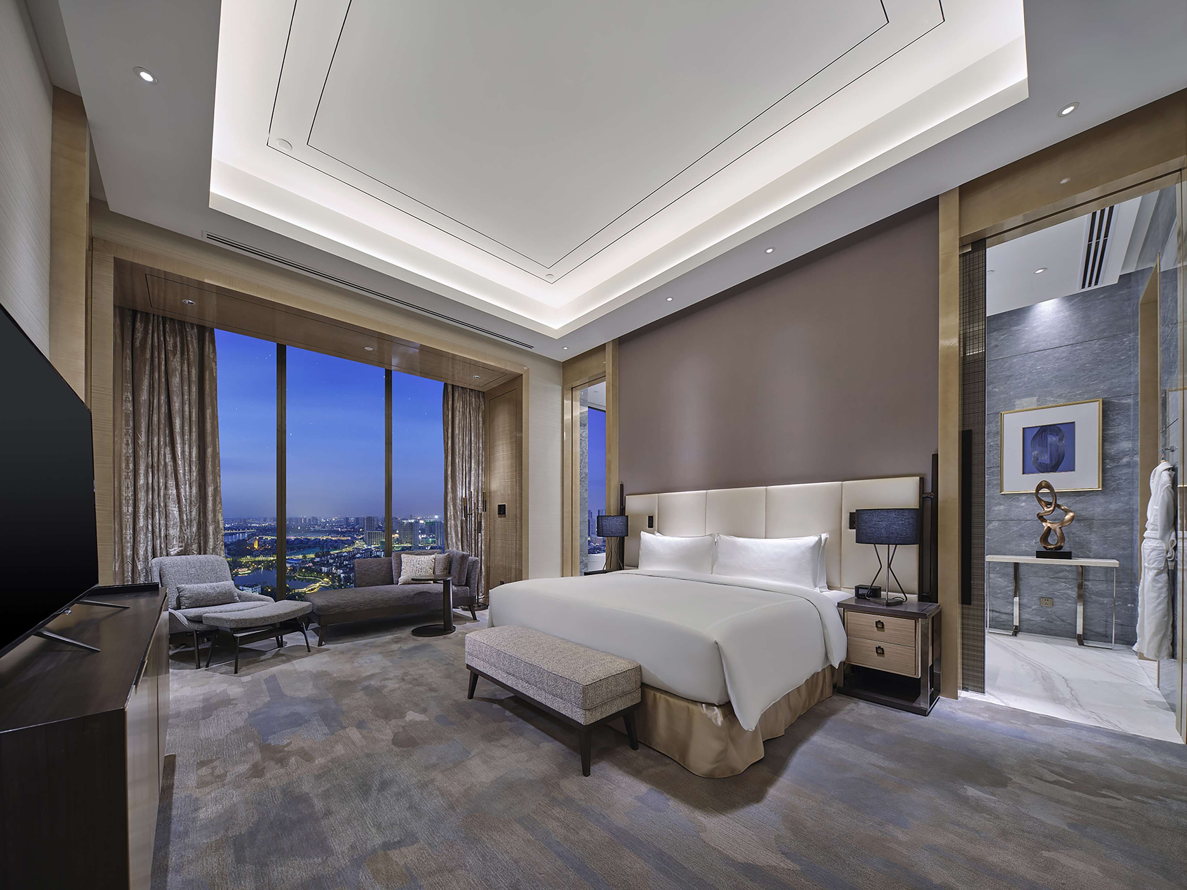 Presidential Suite | Premium bedding, down comforters, minibar, in-room safe
