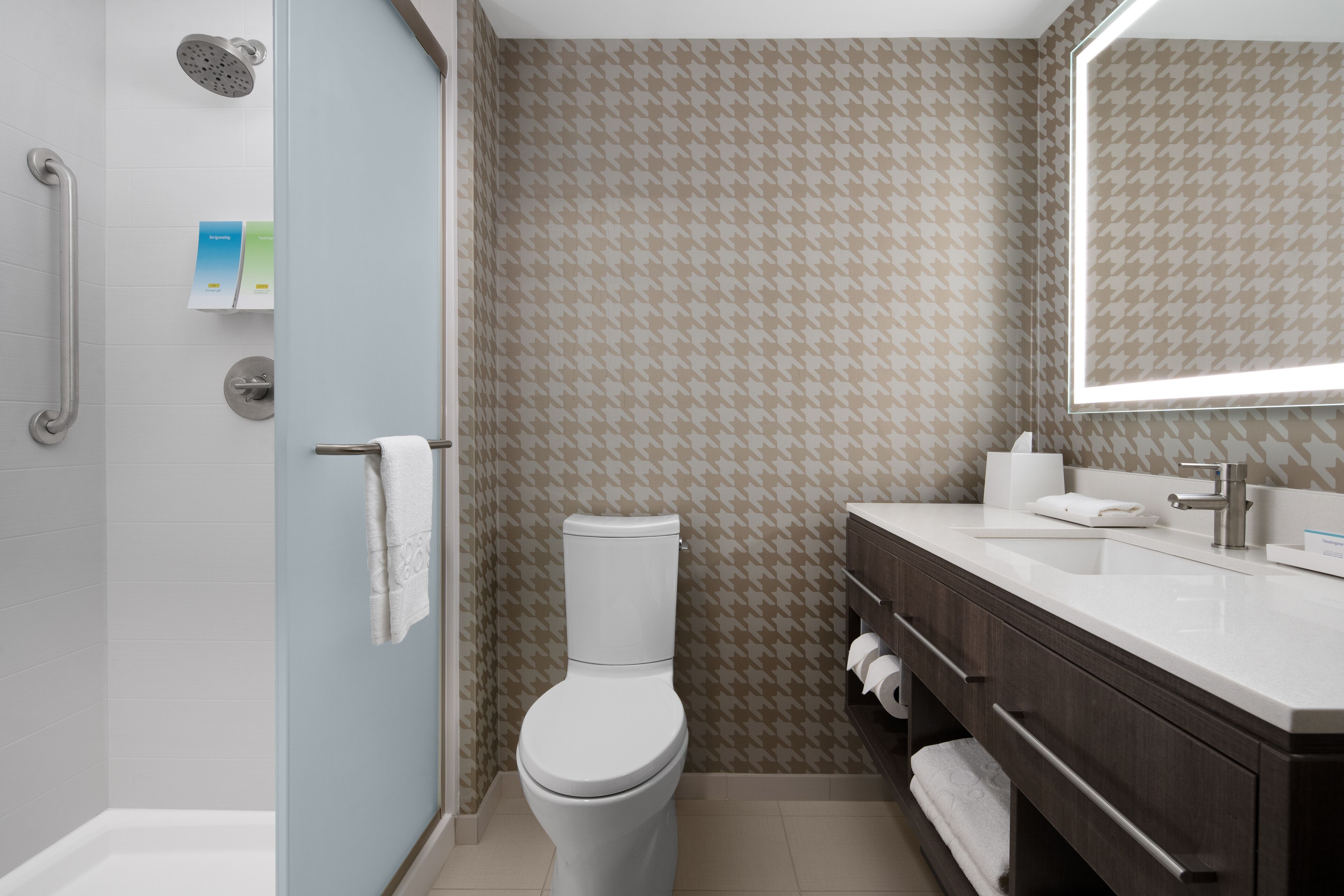 free toiletries, hair dryer, towels, soap