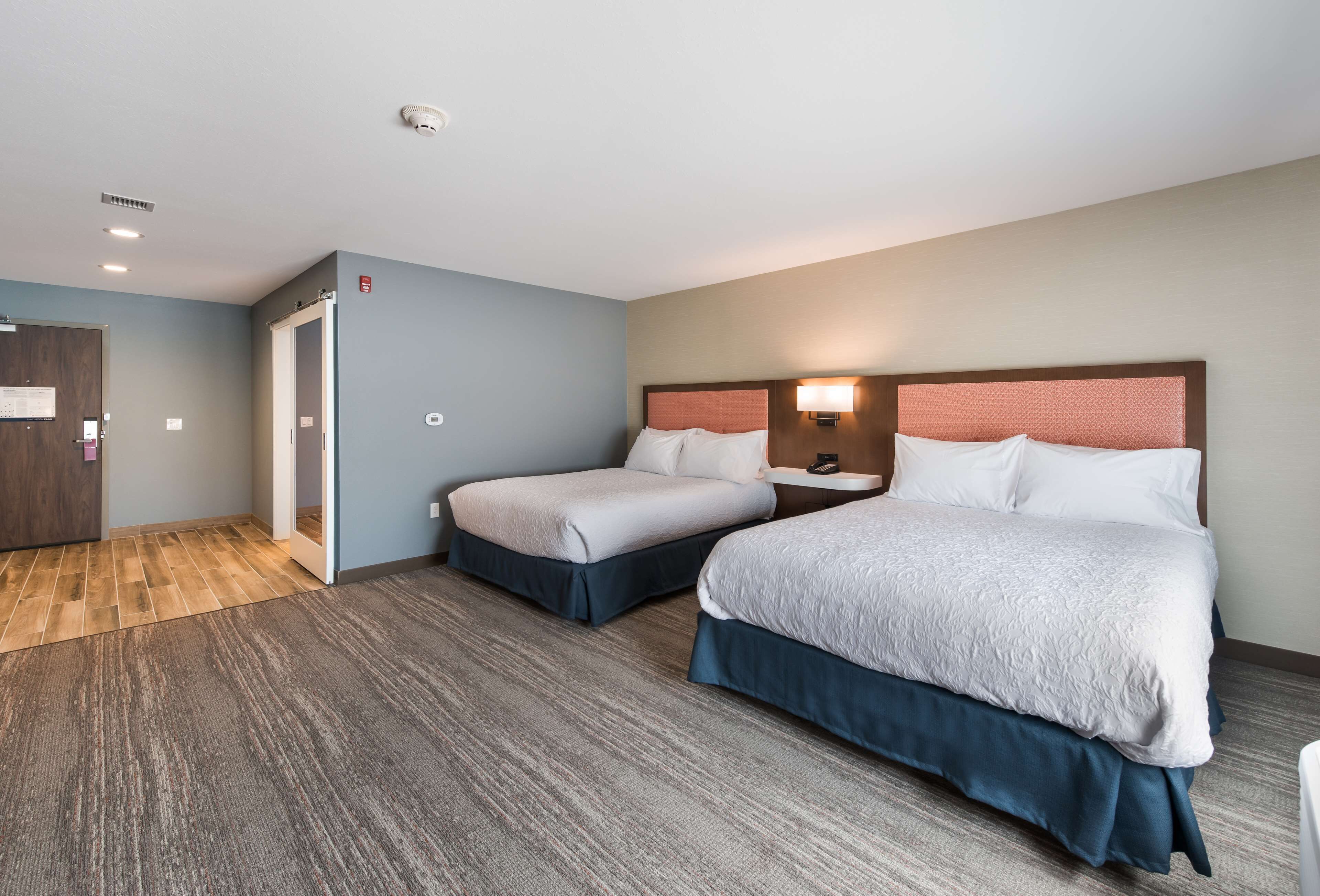 room, 2 queen beds, accessible, bathtub | in-room safe, desk, soundproofing, free wifi