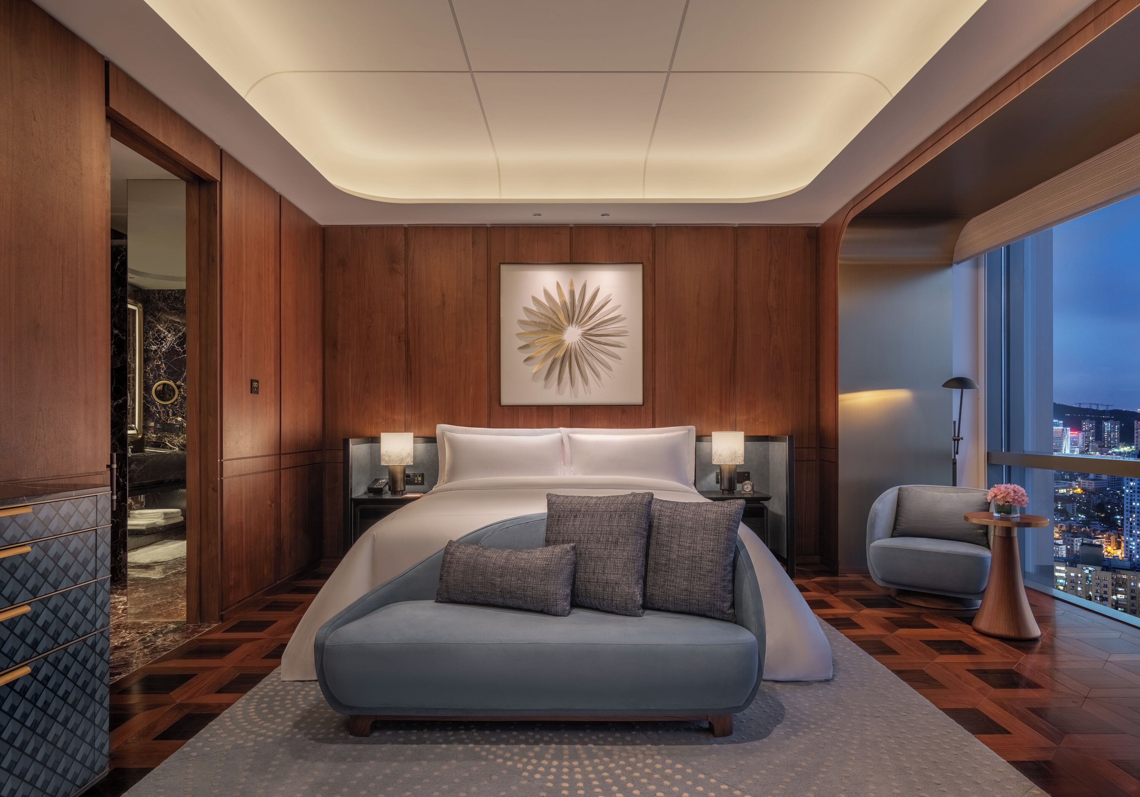 Premium bedding, minibar (free items), in-room safe, desk