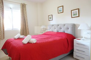 3 bedrooms, iron/ironing board, travel cot, WiFi