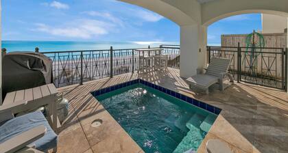 Remodeled Beachfront⛵️⛵️Frangista's Finest 5BR😎😎EV Charger🐠Splash Pool🦀Arcade Game