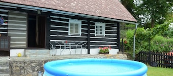 Cozy Block House With Garden Pool at the Edge of the Bohemian Paradise
