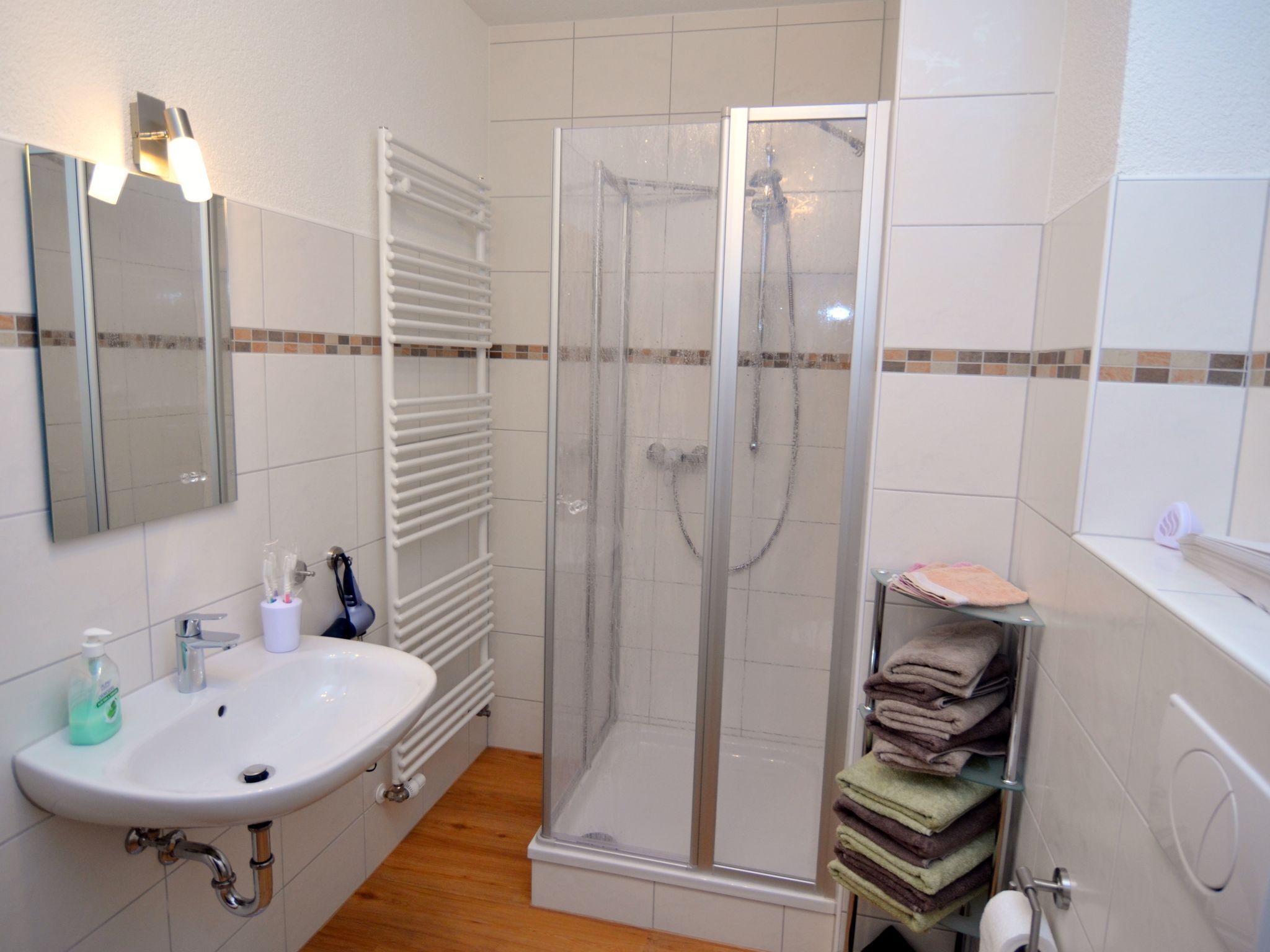 Dusche, Handtücher