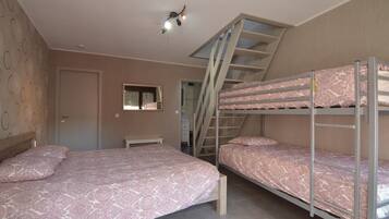 1 bedroom, individually furnished, bed sheets