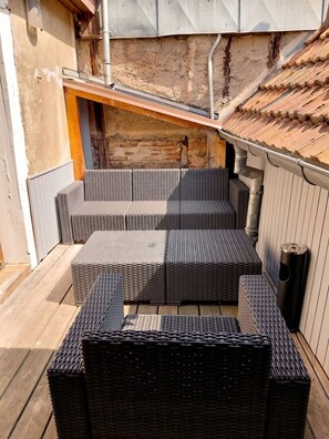 Terrace/patio - Homerez - Apt fireplace Eguisheim (Eguisheim)
