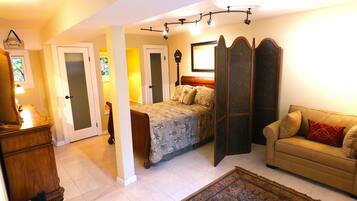 2 chambres, fer et planche Ă repasser, Wi-Fi, draps fournis