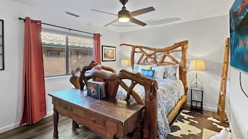 2 bedrooms, desk, iron/ironing board, free WiFi