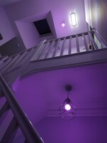 Handrails in stairways