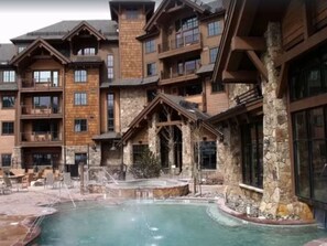 Indoor pool, outdoor pool
