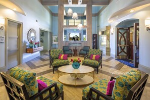 Sala de estar en el lobby