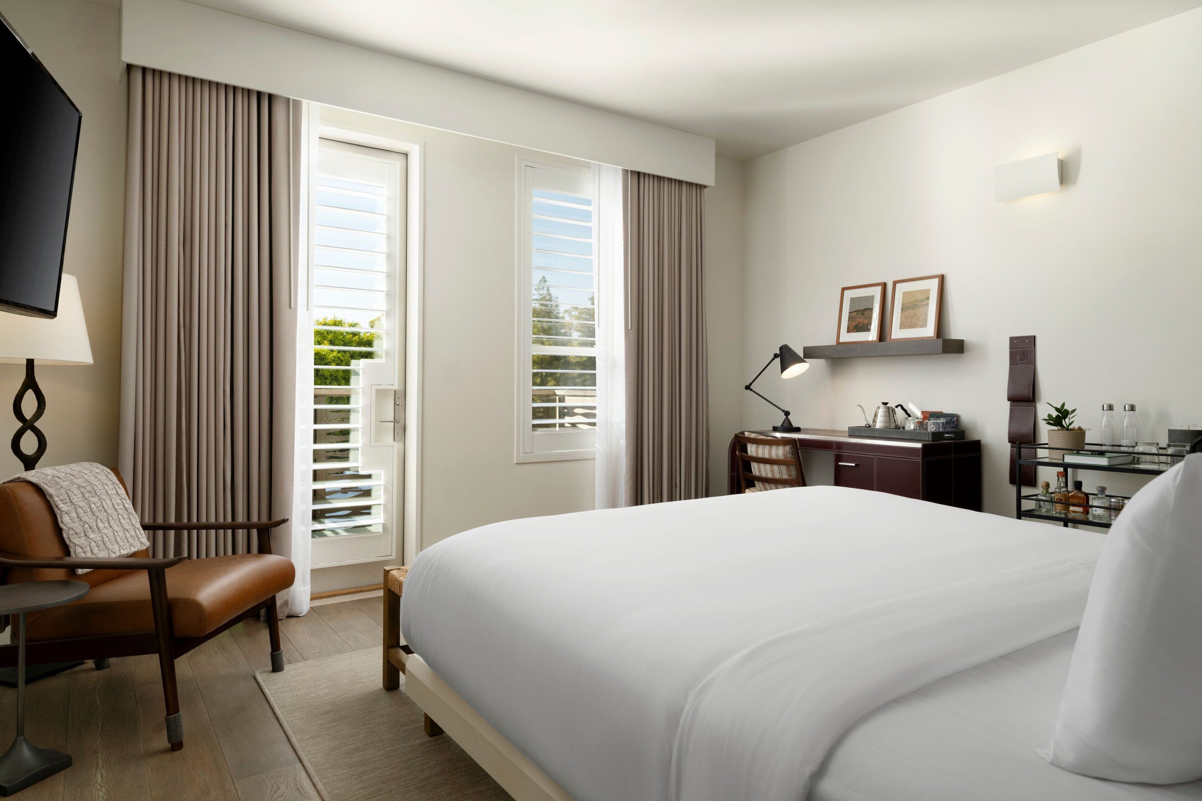 Kamer, 1 kingsize bed, balkon, uitzicht op stad | Luxe beddengoed, donzen dekbedden, pillowtop-bedden, een minibar