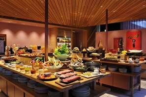 朝食ビュッフェ