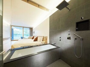 Twin Room, Balcony, Garden View | Egyptian cotton sheets, premium bedding, down duvets, free minibar items - MUNI KYOTO (Kyoto)
