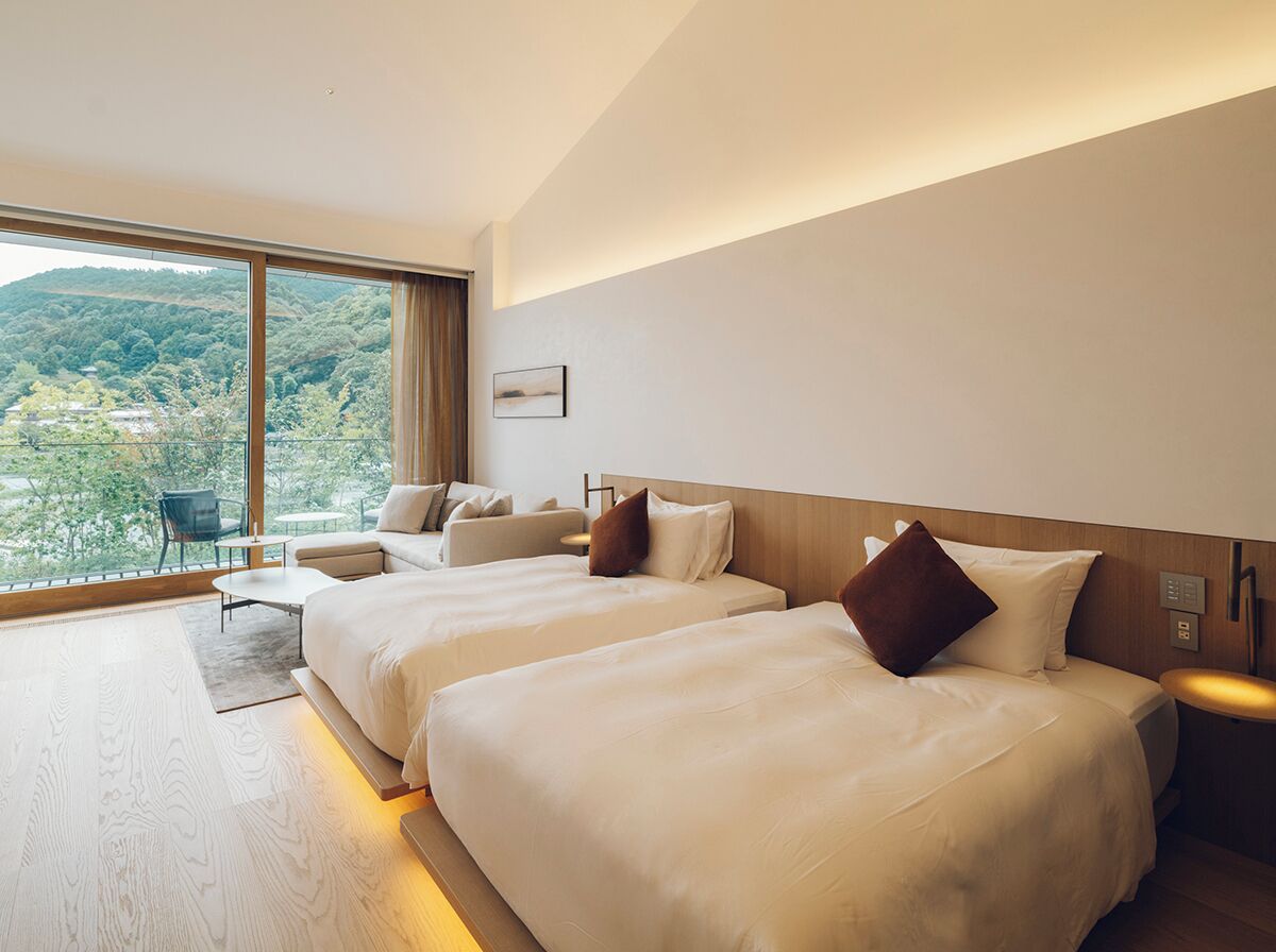Twin Room, Balcony, Mountain View | Egyptian cotton sheets, premium bedding, down comforters