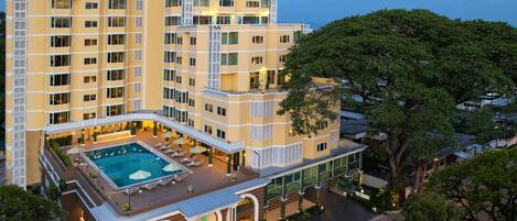 Voorkant van accommodatie