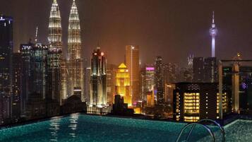 2 outdoor pools, open 8:30 AM to 10:00 PM, pool loungers