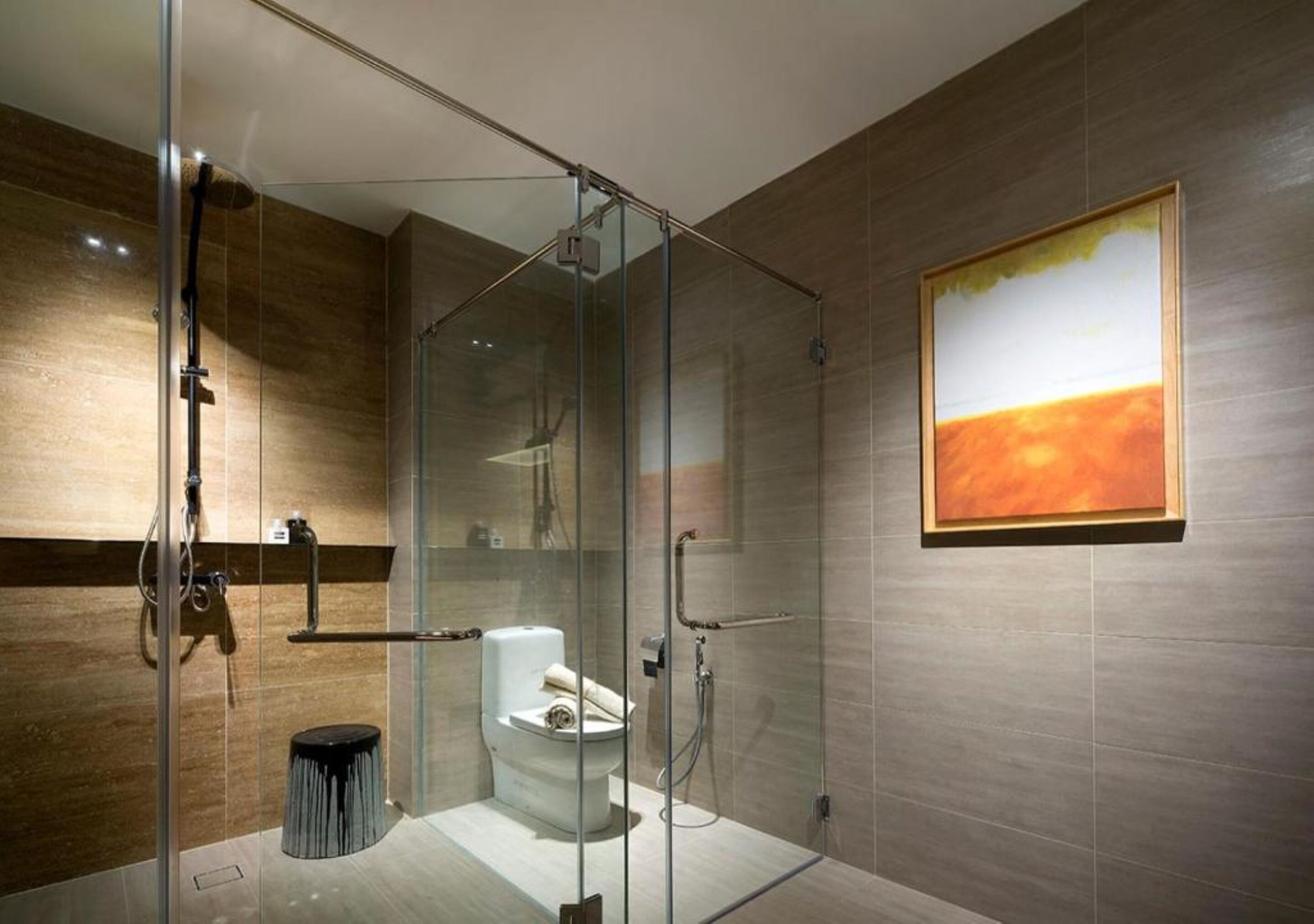 Dusj på badet