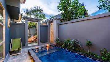 Habitación familiar, varias camas | Alberca privada