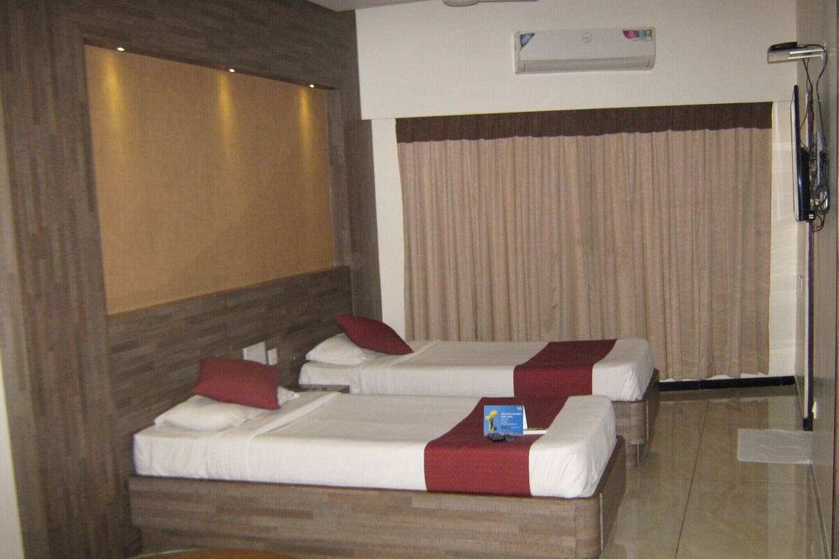 Blackout curtains, soundproofing, iron/ironing board (on request)