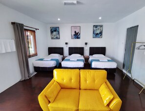 家庭小木屋 | 隔音、摺床/加床 (收費)、免費 Wi-Fi、床單