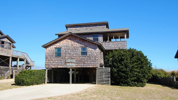 Exterior - OCEANFRONT, Ocean views, screened porch, NP15-1, Pelican Dunes (Duck)