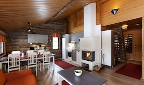 Cabin, 3 Bedrooms, Sauna (70 m2) | In-room dining