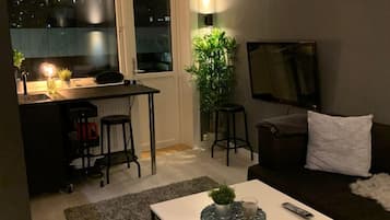 Lejlighed | Opholdsområde | Fladskærms-tv
