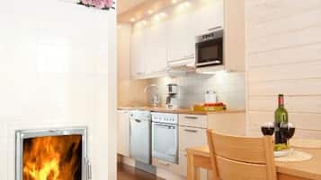 Apartment, Sauna (68 m2) | Eigene Küche