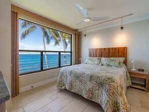 2 bedrooms, iron/ironing board, internet