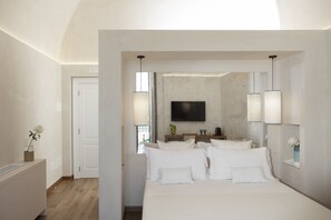 Deluxe-Doppelzimmer, Balkon, Hafenblick (Sant'Antuono)