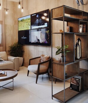 Sala de estar en el lobby