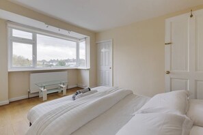 4 bedrooms, iron/ironing board, travel crib, WiFi