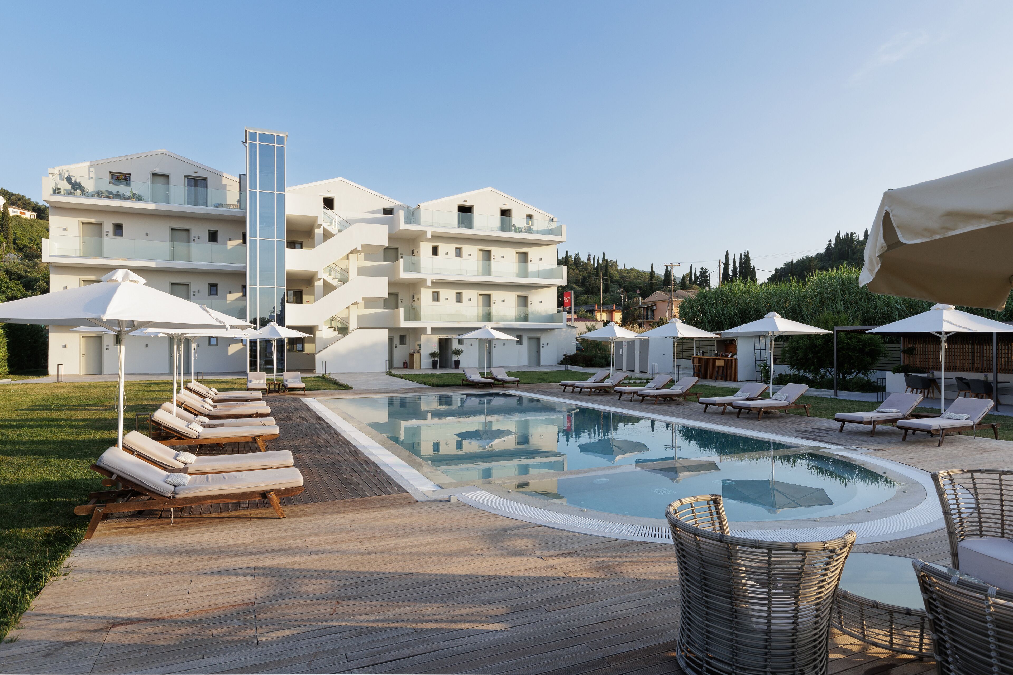 Facciata della struttura