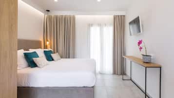 Roupas de cama premium, escrivaninha, quartos à prova de som